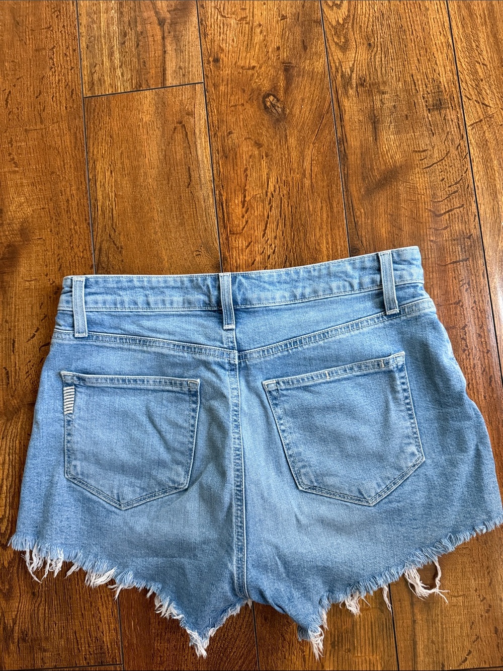 Light Blue Denim Cutoff Shorts